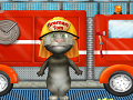 Говорящий Кот Том и Пожарная Машина