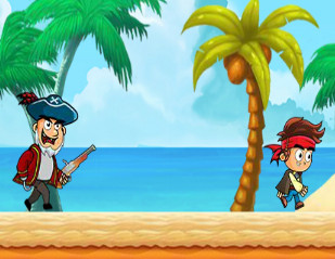 Пираты убегают