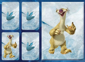 Эра Динозавров - Замерзшие персонажи